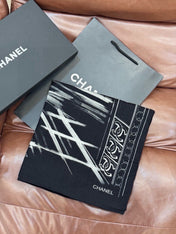CHANEL 26S SCARF 135 IN CASHMERE AND SILK 309306