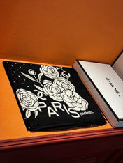 CHANEL 26S SCARF 140 IN CASHMERE AND SILK 309330