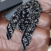 CHANEL 26S SCARF 135 IN CASHMERE AND SILK 309349