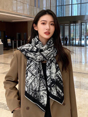 DIOR 26S SCARF 140CM IN SILK 309357