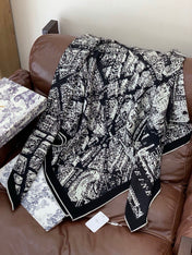 DIOR 26S SCARF 140CM IN SILK 309357