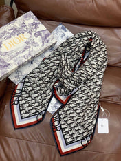 DIOR 26S SCARF 140CM IN CASHMERE SILK 311937
