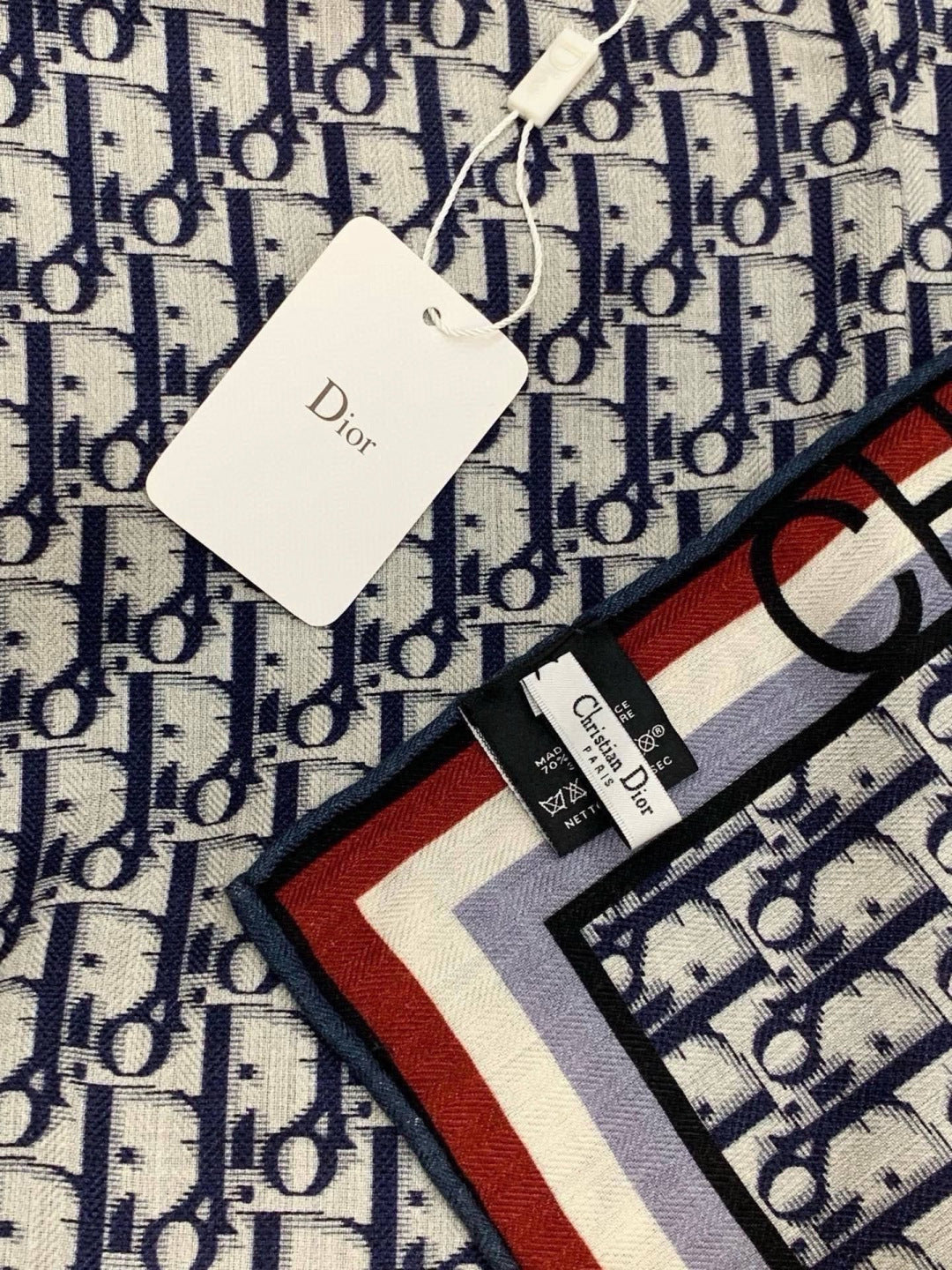 DIOR 26S SCARF 140CM IN CASHMERE SILK 311938