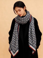 DIOR 26S SCARF 140CM IN CASHMERE SILK 311938