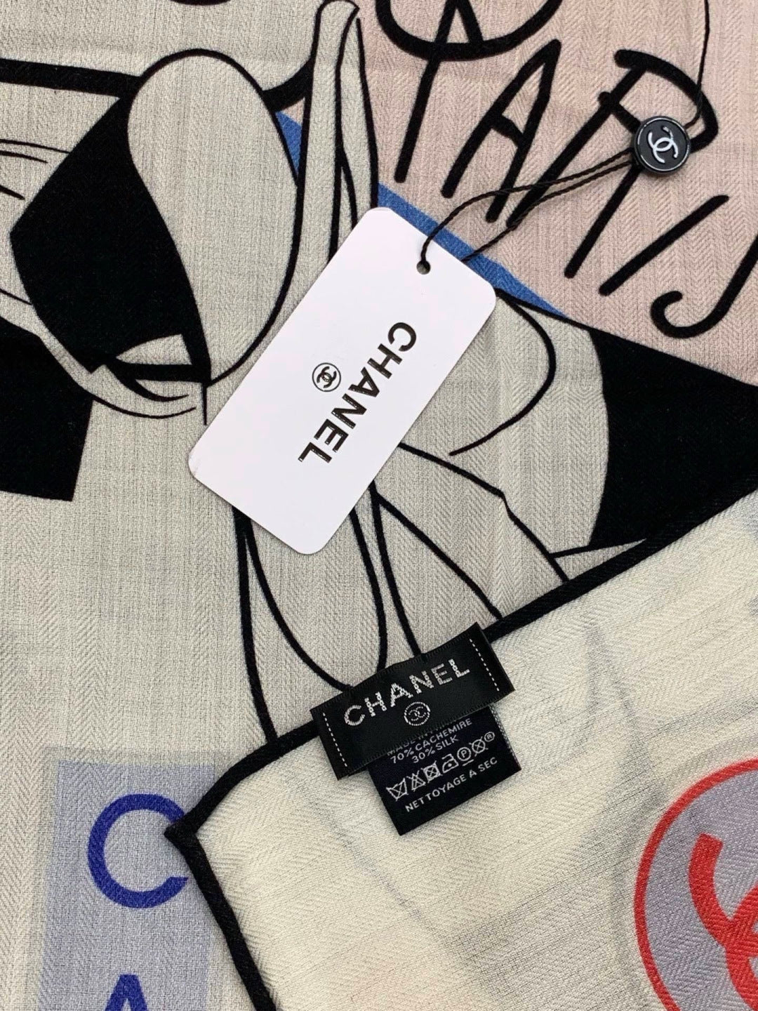 CHANEL 26S SCARF 135 IN SILK 311940