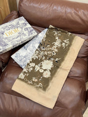 DIOR 26S SCARF 140CM IN CASHMERE SILK 311968