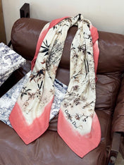 DIOR 26S SCARF 140CM IN CASHMERE SILK 311969
