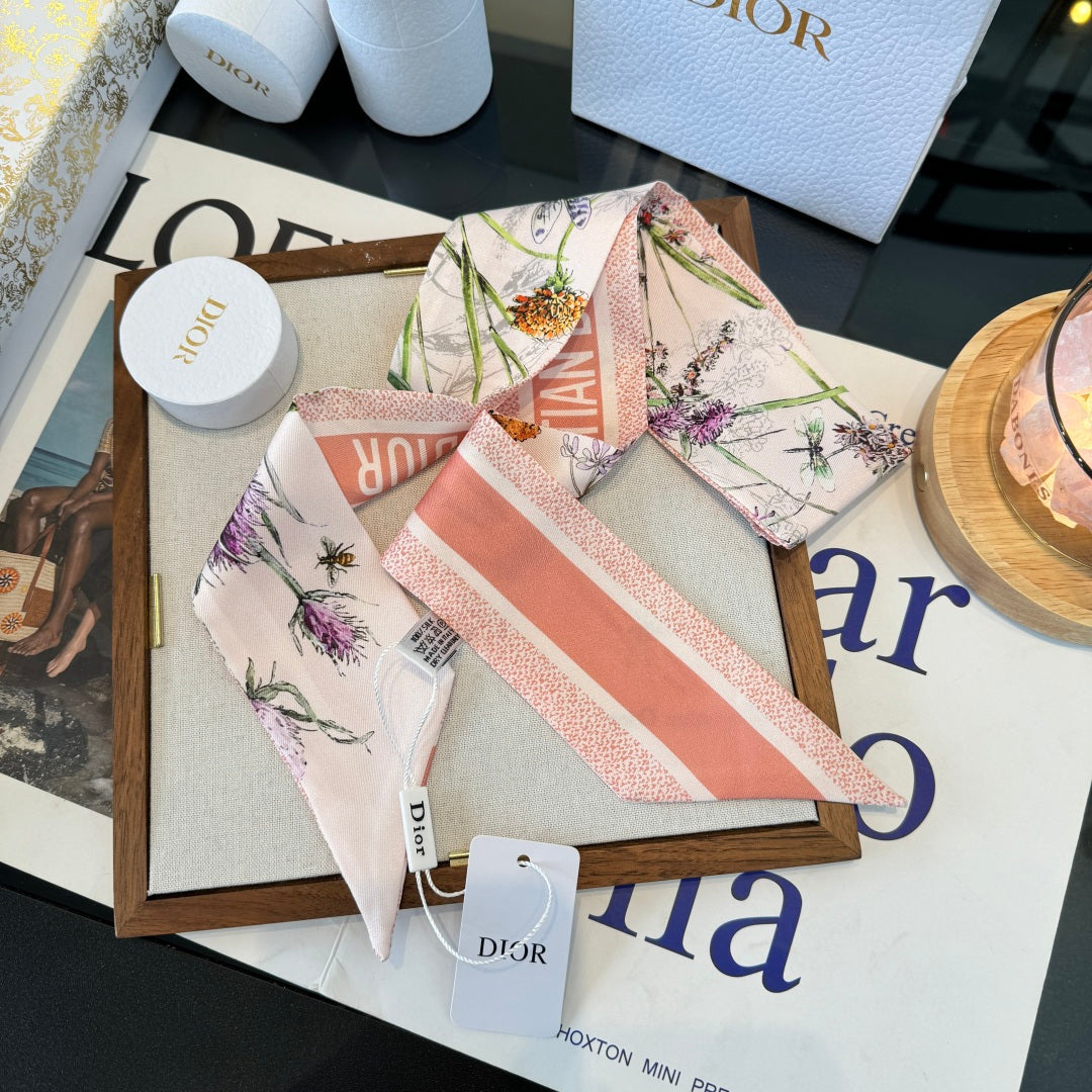 DIOR 26S SCARF 100CM IN SILK 250438