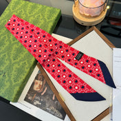GUCCI 26S SCARF 120 IN SILK 290494