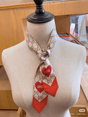 GUCCI 26S SCARF 120 IN SILK 269159
