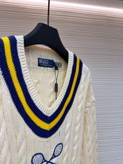 RALPH LAUREN 25S KNITTED TENNIS SWEATER 266