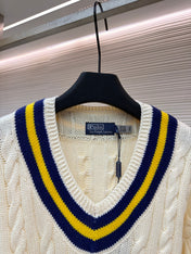 RALPH LAUREN 25S KNITTED TENNIS SWEATER 266