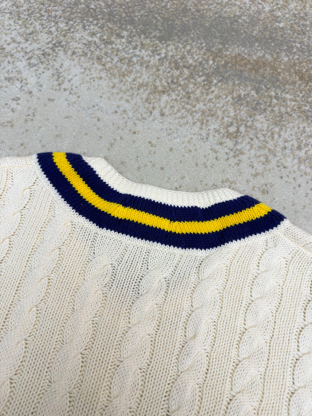 RALPH LAUREN 25S KNITTED TENNIS SWEATER 266