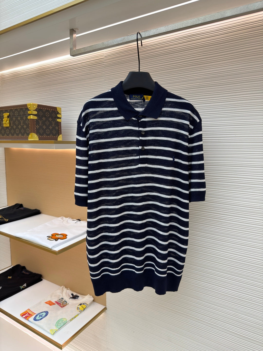 RALPH LAUREN 26S SHORT SLEEVE KNIT POLO TOP 514