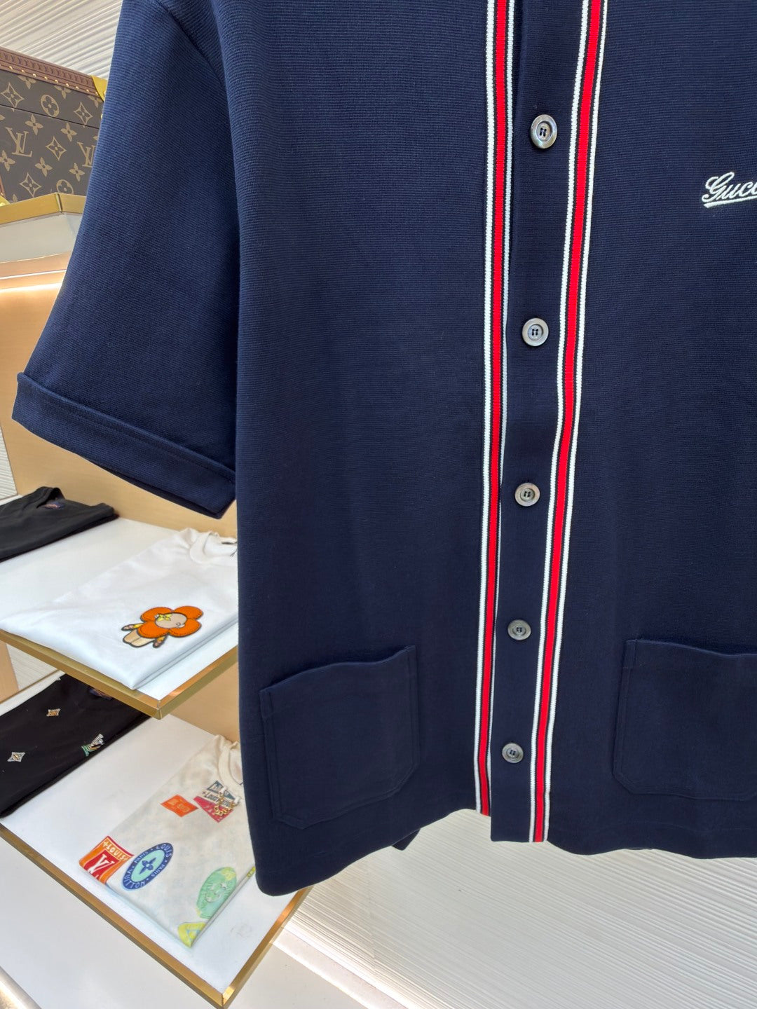 GUCCI 26S KNIT POLO CARDIGAN 293