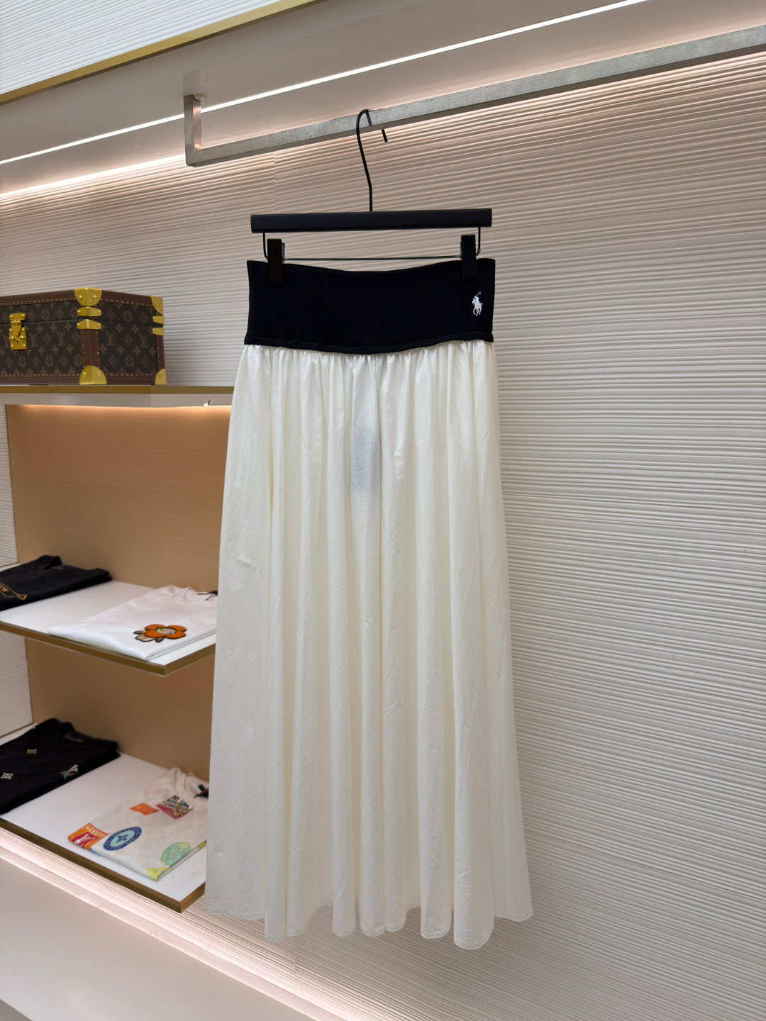 RALPH LAUREN 26S PLEATED MAXI SKIRT 430