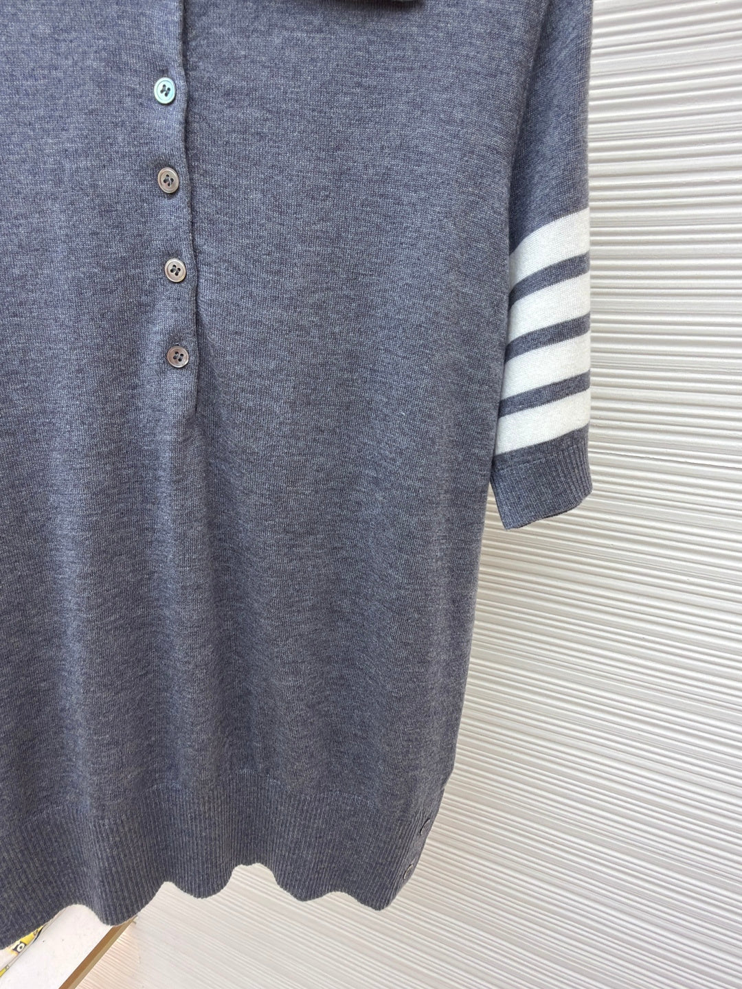 THOM 26S SHORT SLEEVE POLO KNIT TOP STYLE 244