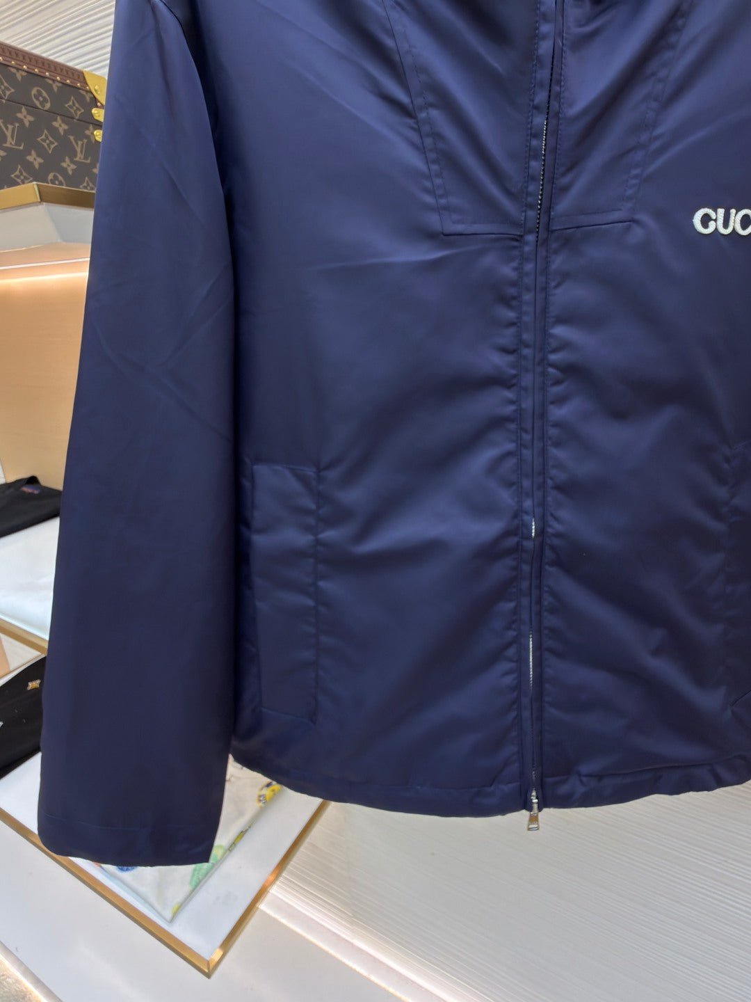 GUCCI 26S HOODED ZIP-UP JACKET 551