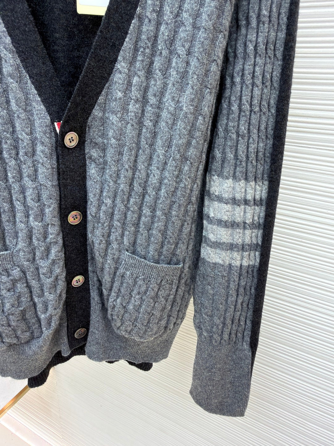 THOM 26S V-NECK KNIT CARDIGAN 389