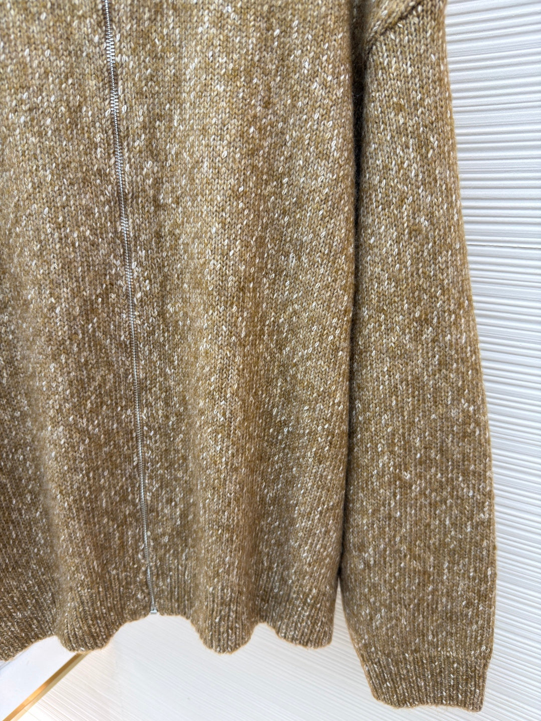 LOEWE 26S FULL-ZIP KNIT SWEATER 664