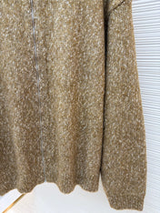 LOEWE 26S FULL-ZIP KNIT SWEATER 664