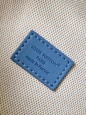 LV 25S RUSH BUMBAG 30 IN BLUE CANVAS DAMIER DENIM