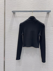 CHANEL 25S LONG-SLEEVE TURTLENECK T-SHIRT 413