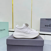 TOM FORD 26S HOGAN SNEAKERS IN WHITE CALFSKIN