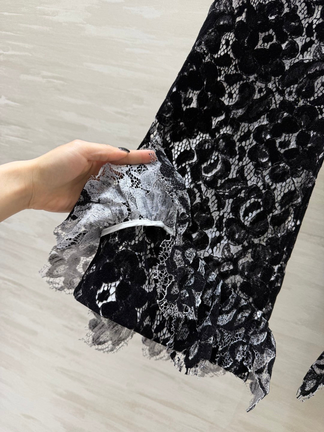 CHANEL 26S LACE FLARED PANTS STYLE 1026