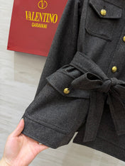 VALENTINO 26S PETER PAN COLLAR JACKET 129
