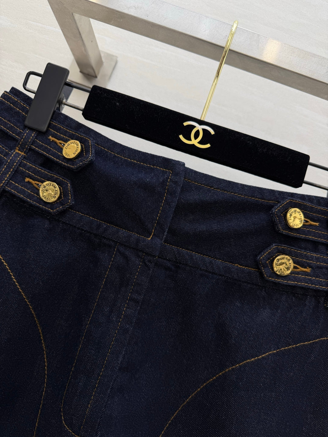 ZIMMERMANN 26S DENIM SKIRT STYLE 40
