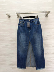 RALPH LAUREN 26S DENIM SKIRT 425