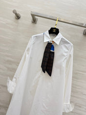 CELINE 26S WHITE SHIRT DRESS 409