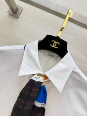 CELINE 26S WHITE SHIRT DRESS 409