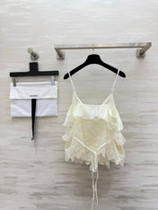 CHANEL 26S RUFFLE CAMI TOP 1471
