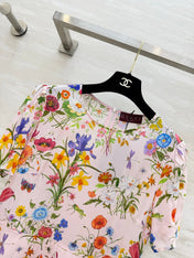 GUCCI 26S SHORT-SLEEVE MINI DRESS 398