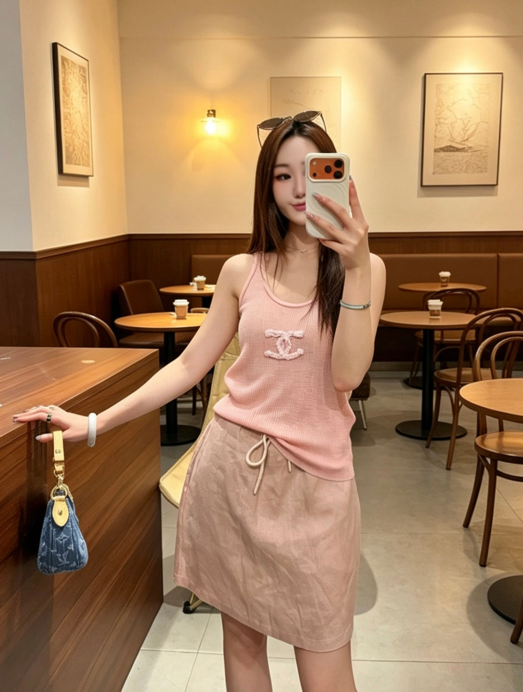 CHANEL 26S KNIT CAMISOLE TOP 1441