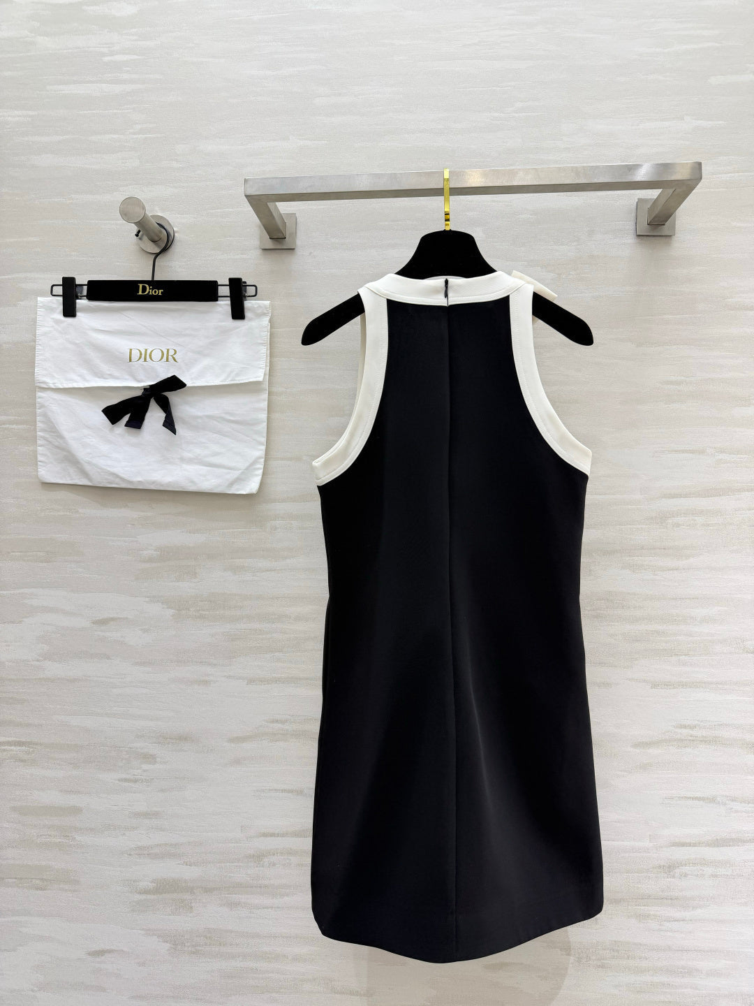 DIOR 26S SLEEVELESS A-LINE DRESS WITH BOW 1399
