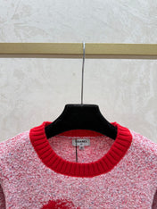 CHANEL 25S LONG-SLEEVE ROUND-NECK SWEATER 514