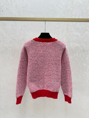 CHANEL 25S LONG-SLEEVE ROUND-NECK SWEATER 514