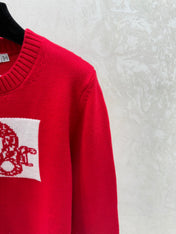 DIOR 25S LONG-SLEEVE KNIT CREWNECK SWEATER 641
