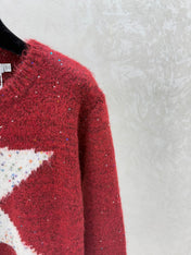 DIOR 25S LONG-SLEEVE KNIT CREWNECK SWEATER 639