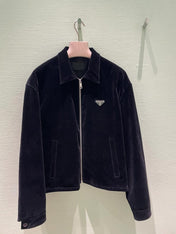 PRADA 25S VELVET JACKET 466