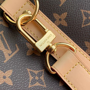 KEEPALL BANDOULIÈRE  FLORAL 45 IN BROWN MONOGRAM COATED CANVAS