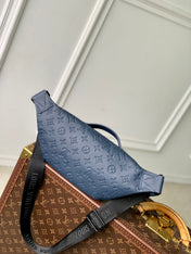 RUSH BUMBAG 30 IN DARK BLUE MONOGRAM SHADOW CALFSKIN