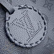 BLOSSOM PM 20 IN DARK BLUE MONOGRAM PERFORATED CALFSKIN