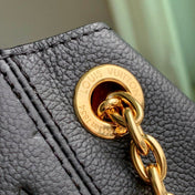 ANYTIME MM 42 IN BLACK MONOGRAM EMPREINTE CALFSKIN GOLD HARDWARE
