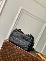 BACKUP BACKPACK 22 IN BLACK MONOGRAM EMPREINTE LEATHER