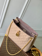 ANYTIME PM 34 IN NUDE PINK MONOGRAM EMPREINTE CALFSKIN