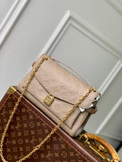 ANYTIME FLAP BAG 29.5 IN TOURTERELLE GRAY MONOGRAM CALFSKIN